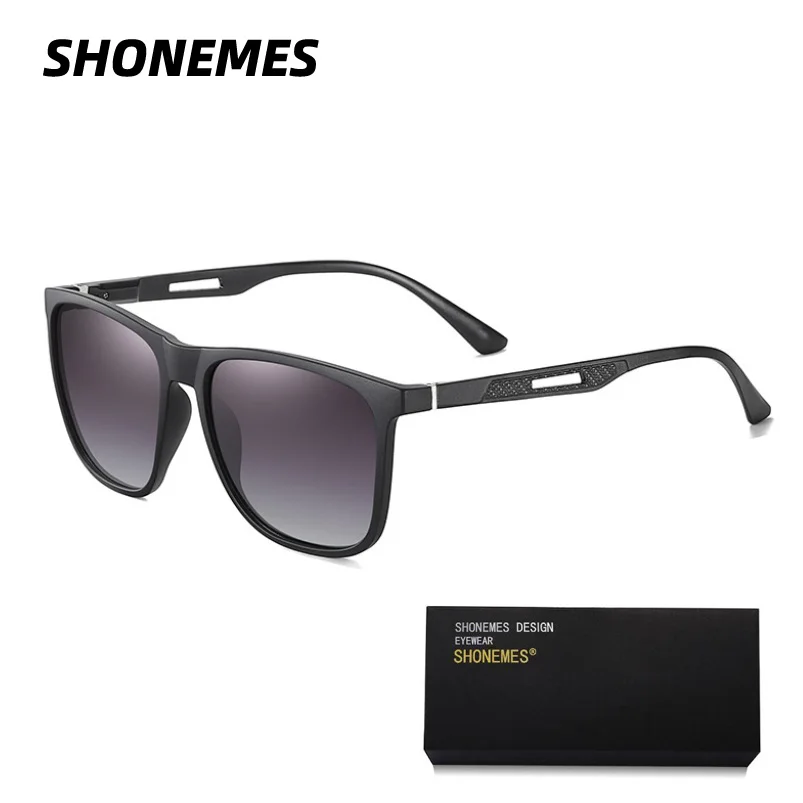 

SHONEMES Men's Polarized Sunglasses Aluminum Magnesium Frame 57-53-140 Eyewear Outdoor Driving Sun Glasses for Male