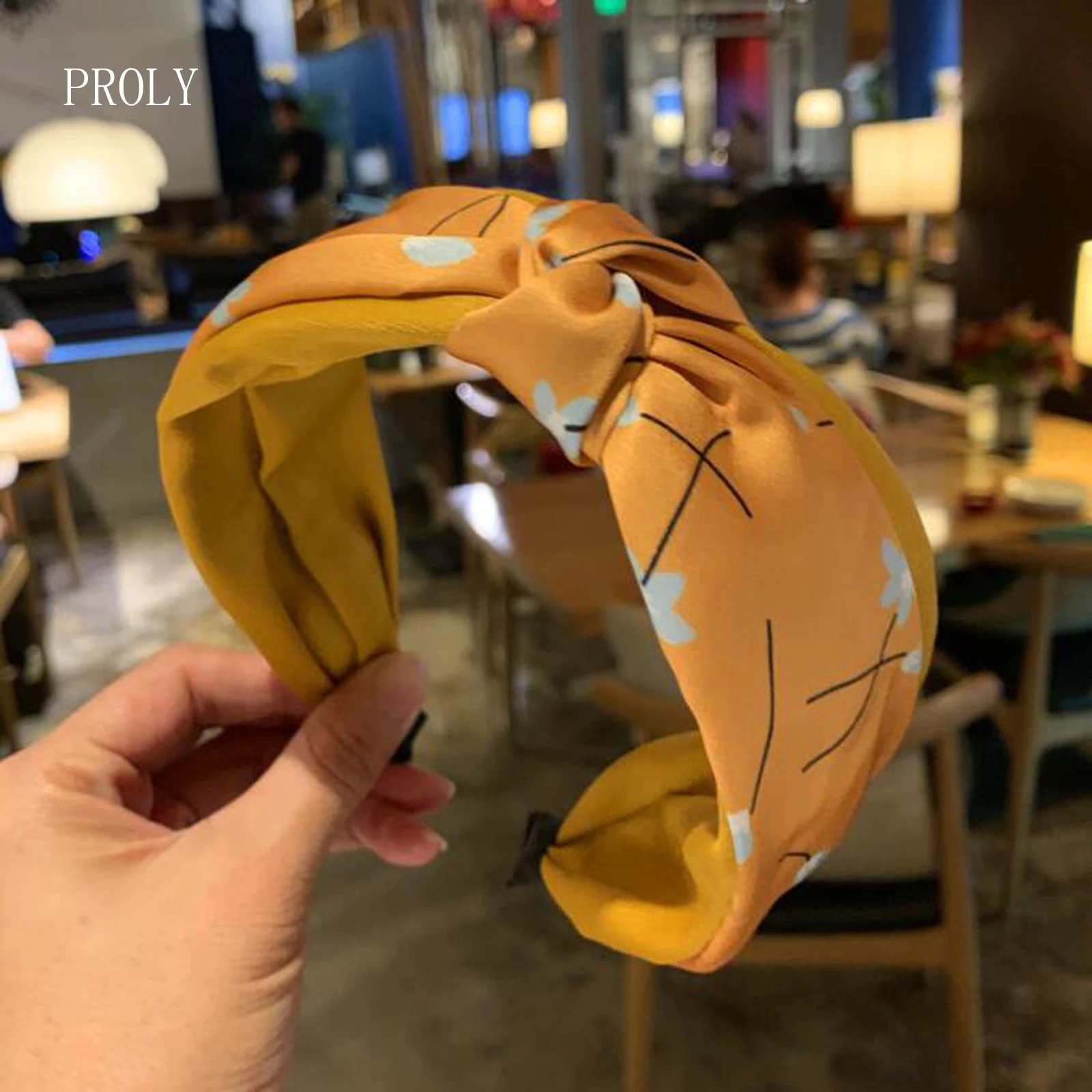 

Новинка, стильная широкая боковая повязка для волос