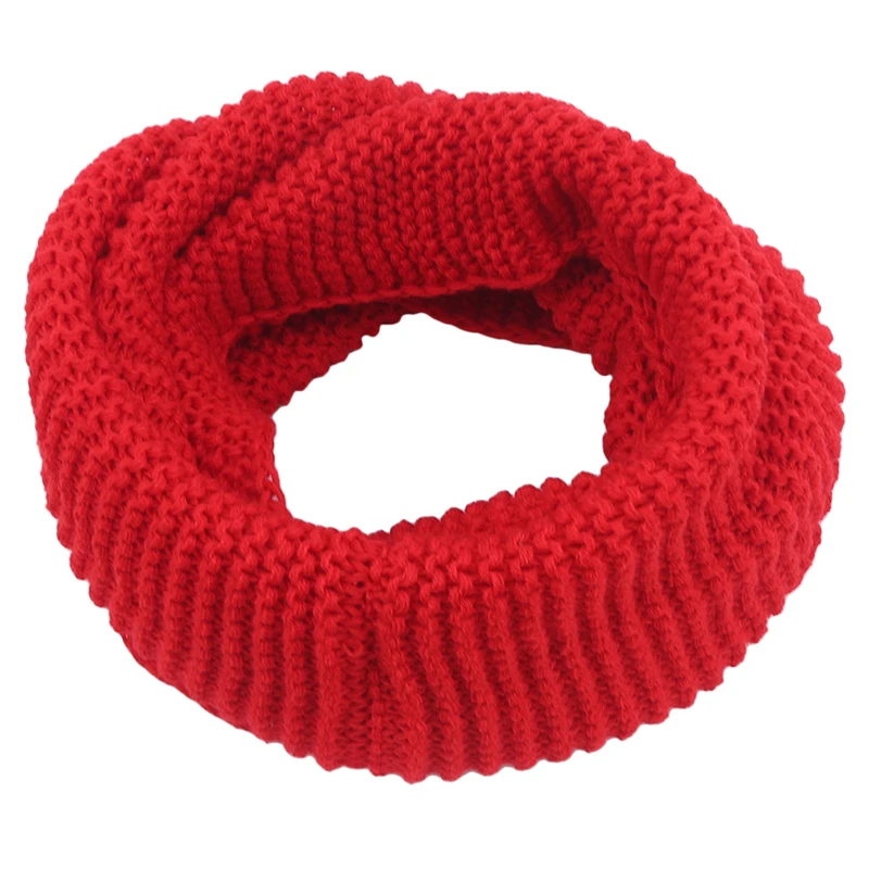 Winter Warm Knit Neck Warmer Circle Wrap Cowl Loop Snood Shawl Outdoor Scarf For Ladies Women |
