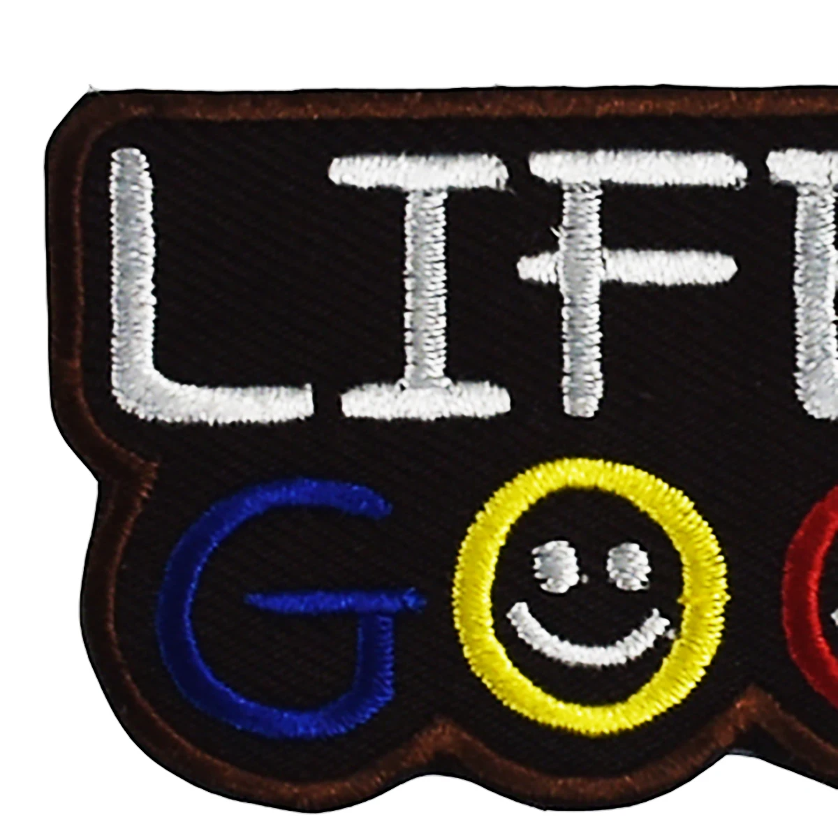 Вышитая термоклейкая нашивка Life's Good Rider для одежды сделай сам аппликация