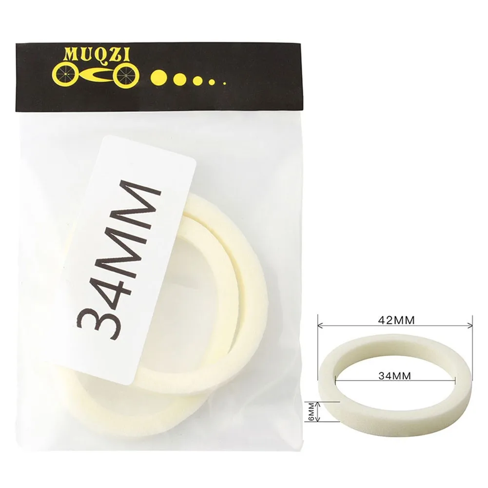 2Pcs Bike Bicycle Fork Sponge Foam Rings Oil Seal Dust For RockShox Magura 30mm/32mm/34mm/35mm/36mm/38mm/40mm | Спорт и развлечения
