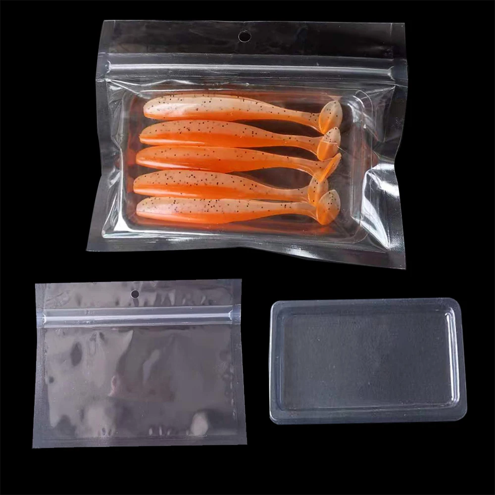 100pcs/lot  15*12cm 10*8cm Packing bag plastic bag PVC blister package for fishing lure