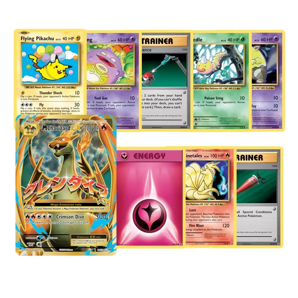 324 шт. Покемон карточка TCG yugioh Multi Pack торговая игра One Box Коллекционные Карты