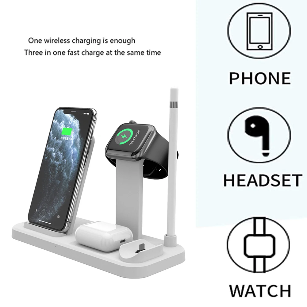 

Беспроводное быстрое зарядное устройство для iWatch/Airpods/iPhone