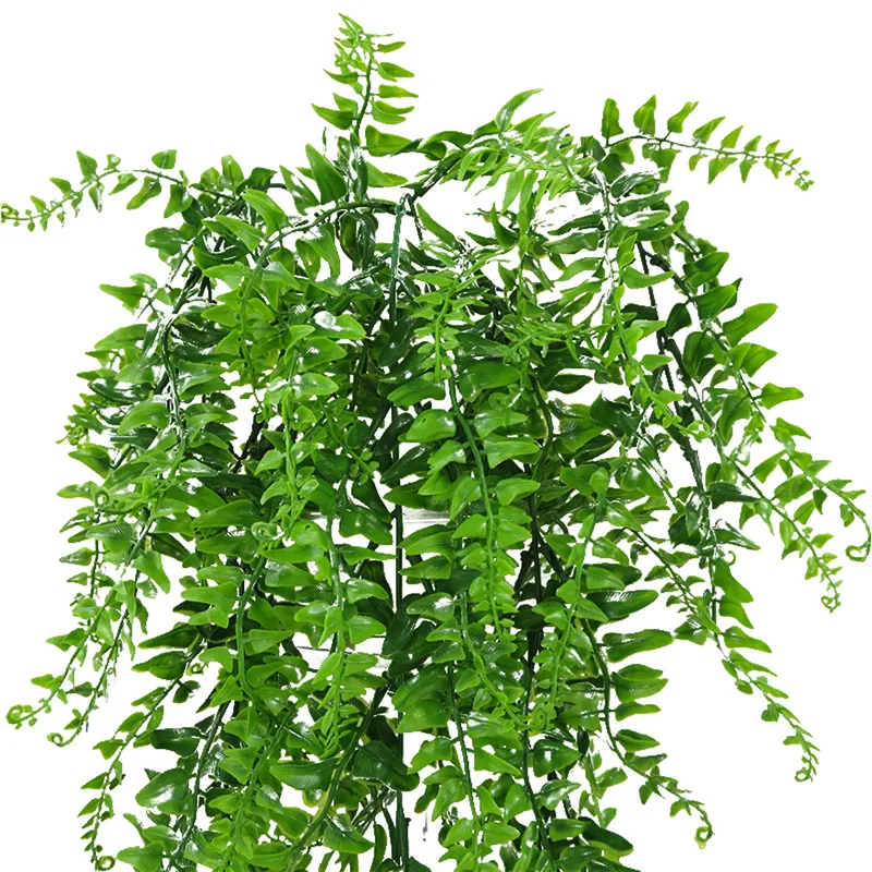 Искусственные искусственные бостонские папоротники подвесные Зеленые Лозы для