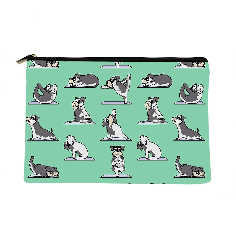 

Women Miniature Schnauzer Printed Make up bag Fashion Women Cosmetics Organizer Bag for Travel Colorful Storage Bag for Lady Bag