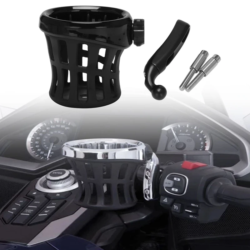 

Задний пассажирский держатель для чашки для напитков в мотоцикле, сетчатый держатель для чашки в виде корзины для Honda Goldwing GL1800 2018 +