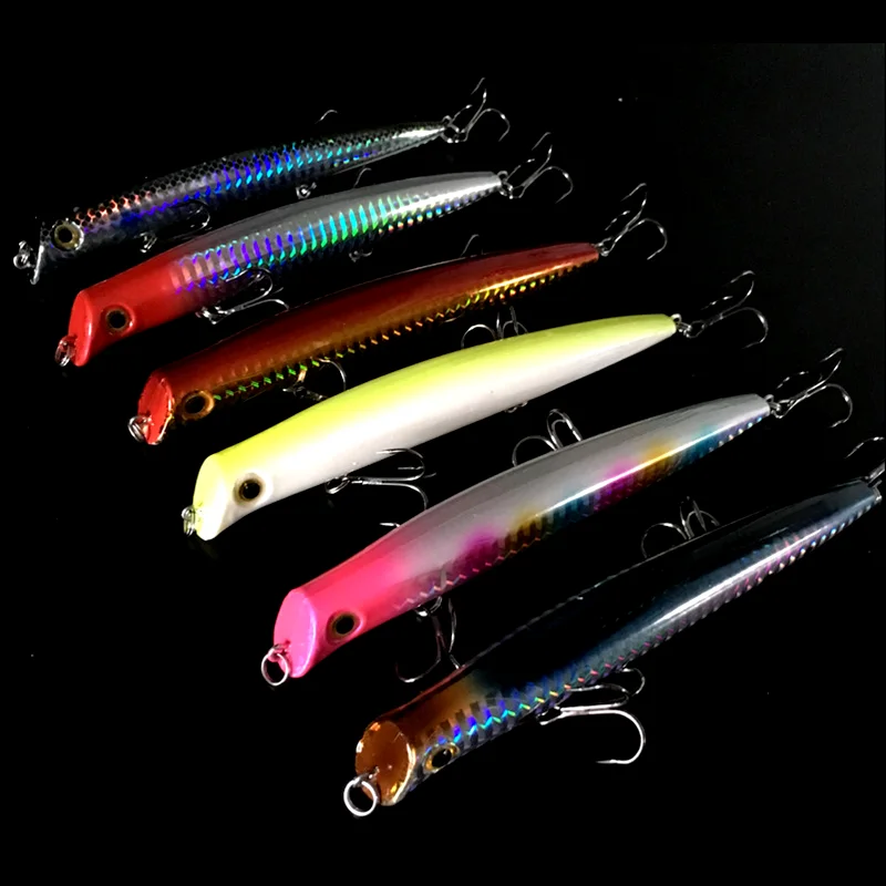 

Fishing Lure 120mm 17g Trolling Sinking Depth 0.2-0.5m Long Casting Fishing Gear Bionic Bait Seawater Swimbaits For Seabass