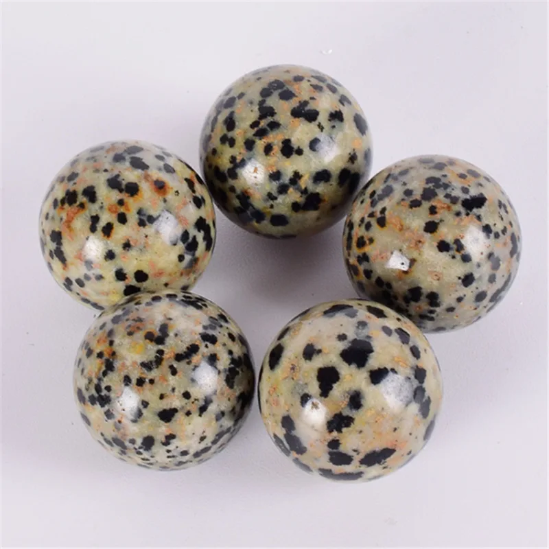 

1 шт. высококачественный далматинский мини-шар, лечебная Хрустальная каменная сфера для украшения дома