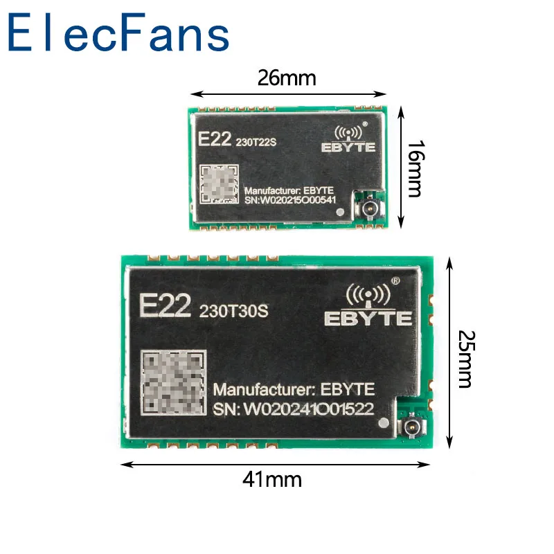 SX1268 433 м UART Беспроводной передатчик и приемник модуль RF E22-230T22S E22-230T30S заменить SX1278