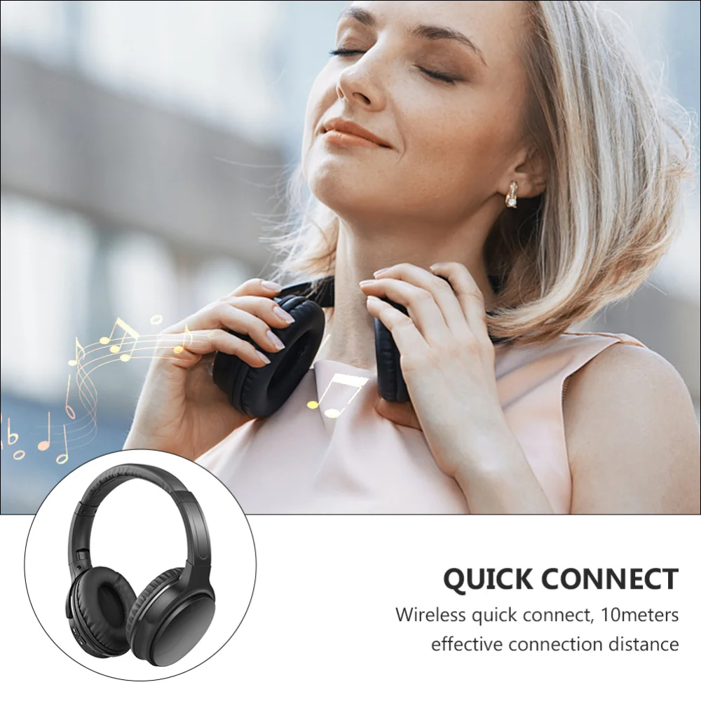

1pc Foldable Headphone Wireless Sports Ear Headphone Outdoor Headset