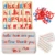 Обучающие игрушки Монтессори для детей, деревянное одеяло с буквами в коробке, с инструкциями, русский алфавит синего и красного цвета - изображение