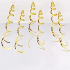 Висячая гирлянда с воздушными Шарами на спирали, 6 шт.