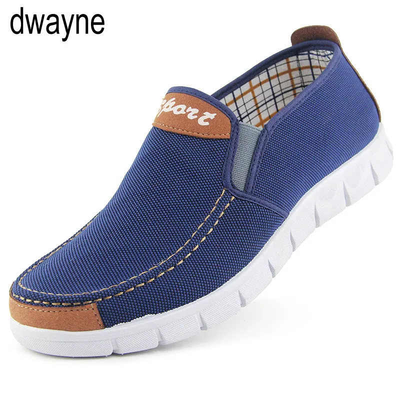Мужские парусиновые туфли удобная повседневная обувь лоферы на плоской подошве