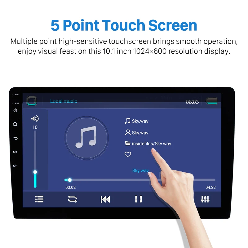 $57.13 7 inch/9 inch/10 inch Universal Android 10.0 GPS Navi Car Stereo Multimedia Player For Honda VW Hyundai Kia Suzuki Toyota Nissan