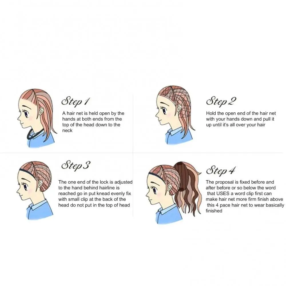 

Women African Style Black Small Curly Central Parting Wig Faux Hair Hairpiece