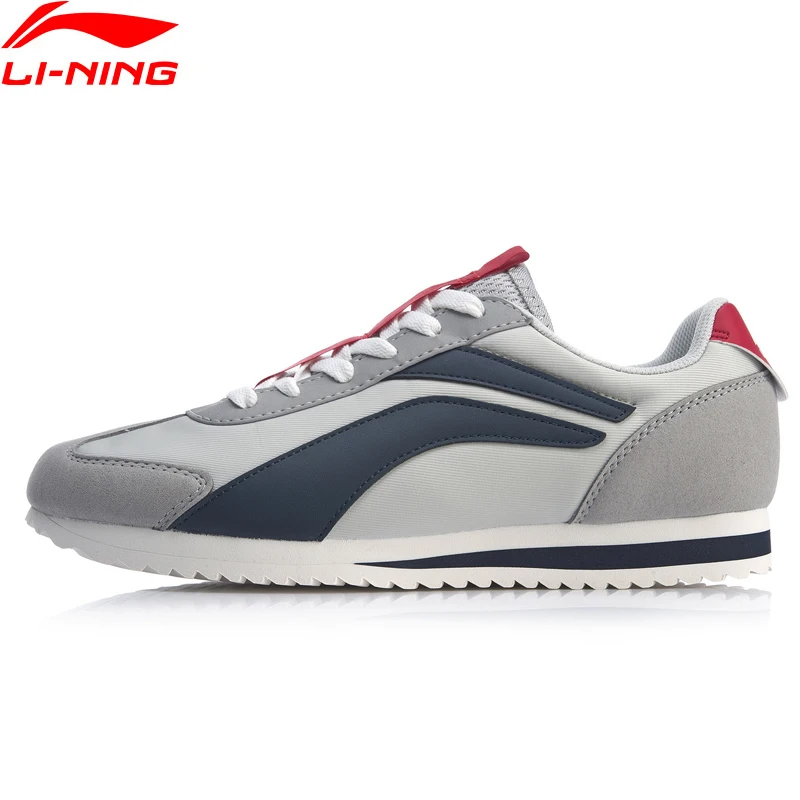 Li-Ning Для мужчин 3 км классический Обувь для отдыха хит-Цвет Ретро стиль жизни обувь подкладка спортивные легкие кроссовки AGCP079 YXB315