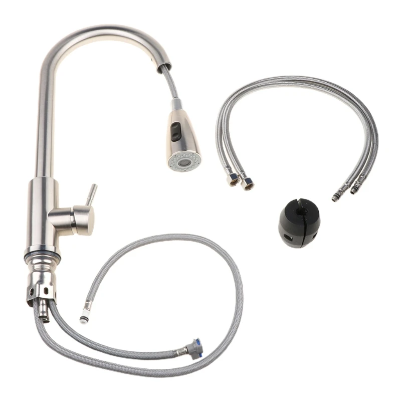 

US/UK/RU/EU/AU Multifunctional Stainless Steel Bathroom Kitchen Basin Faucet Pull Out Hot and Cold Water Sink Tap Home