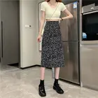Женская короткая юбка Harajuku, весна-лето 2021, женская шифоновая юбка с разрезом и леопардовым принтом, Сексуальная Короткая юбка для женщин старше 18 лет