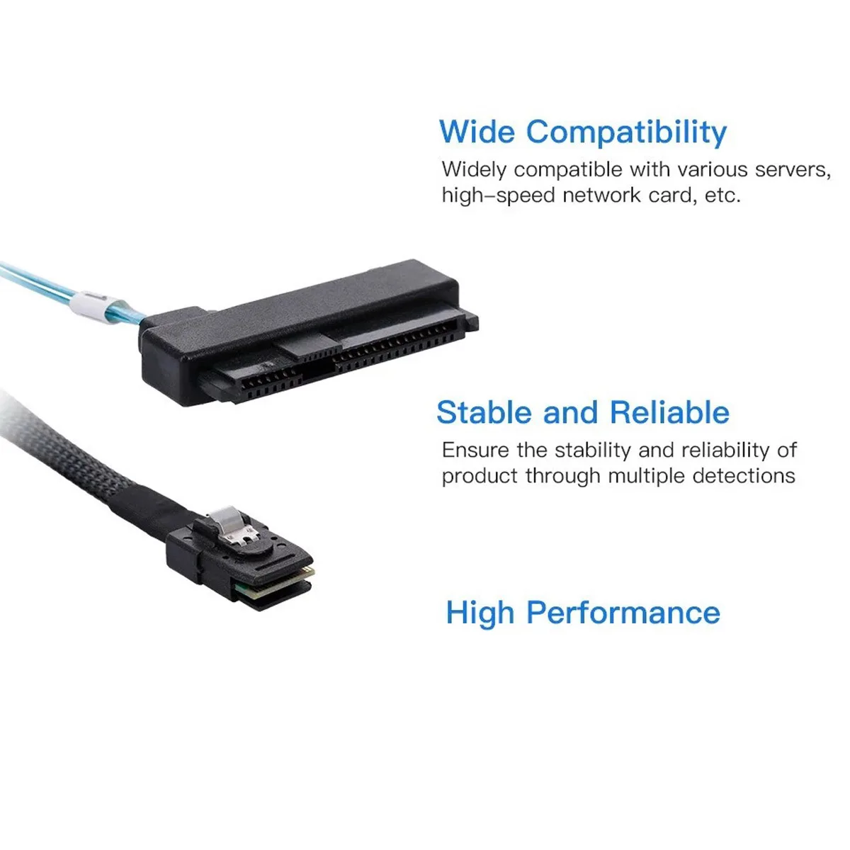 50 см внутренний 36 Pin Mini SAS SFF-8087 хоста до 4 SFF-8482 целевой Жесткий диск и SATA Мощность