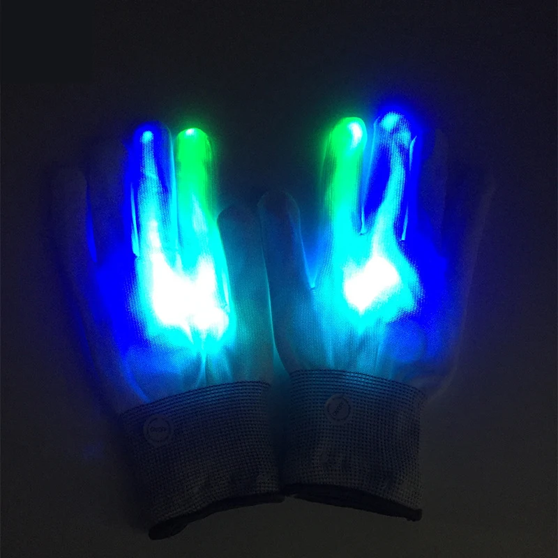 

Toys For Children Hot Newest Arrival Light-Up Toys LED Flashing Magic Glove Glow In The Dark Toys Light Up Finger Tip Lighting