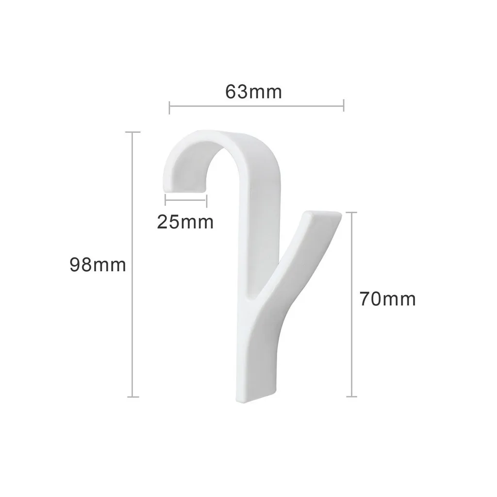 

1pcs Kitchen Bathroom Hanger Clips Storage Racks White Clear Hanger Heated Towel Radiator Rail Clothes Scarf Hanger Hooks