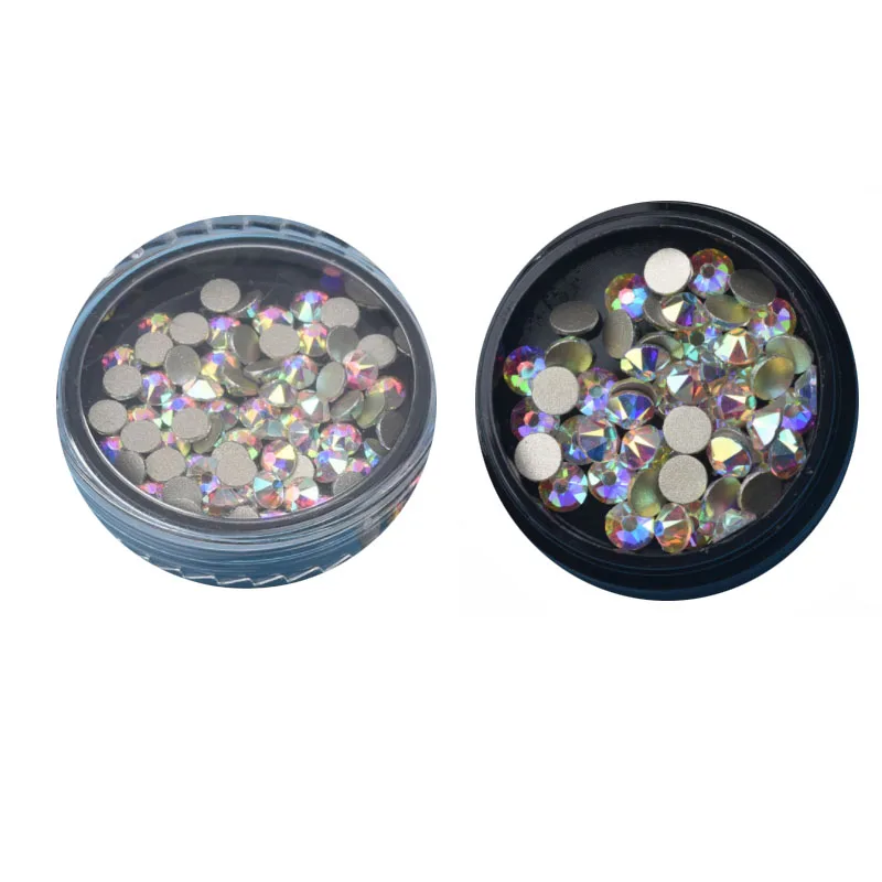 Nail Art Rhinestone Crystal SS16 SS20 Flatback Clear&amp AB Non Hot Fix Rhinestones Glue On For Decorations | Красота и здоровье
