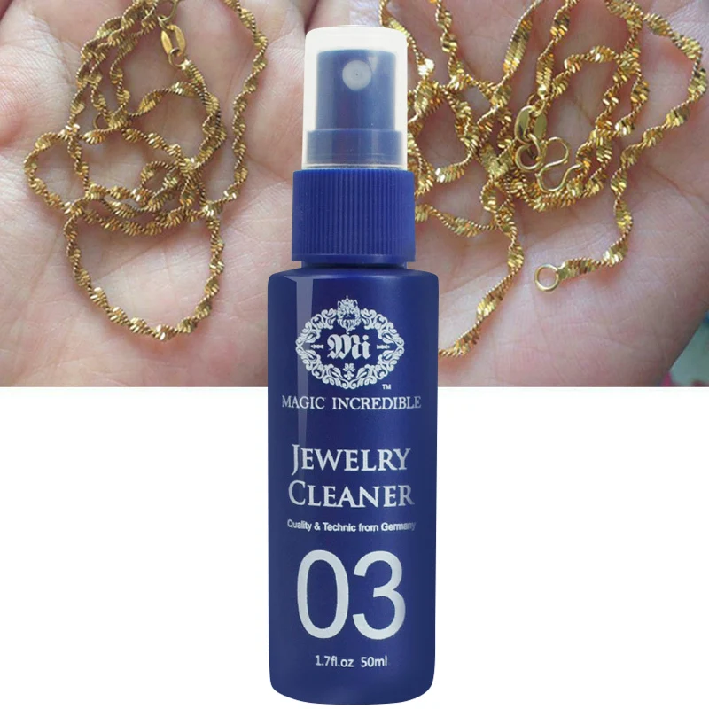 

1/2/3pcs 50ml Anti-tarnish Jewelry Cleaner Gold Pearl Watch Diamond Ring Cleaning Spray Cleaning Spray Jewelry Maintenance VL