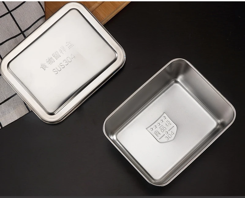 Custom Lunch Box For Kids Food Container Bento 304 Top Grade Stainless Steel Storage Thermal Metal Stock | Дом и сад