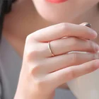 Eamti 2 мм тонкое титановое кольцо для женщин розовое золоточерныйсиний полированные простые тонкие кольца для мужчин и женщин anel обручальное кольцо