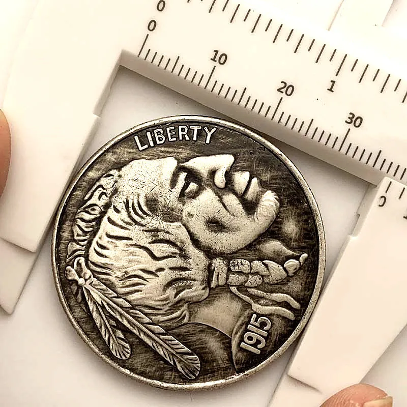 1915 человек США 5 центов монета КОПИЯ типа Памятная коллекция монет Liberty Us монеты