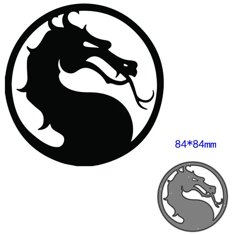 Металлические высекательные штампы форма динозавр украшение скрапбукинг