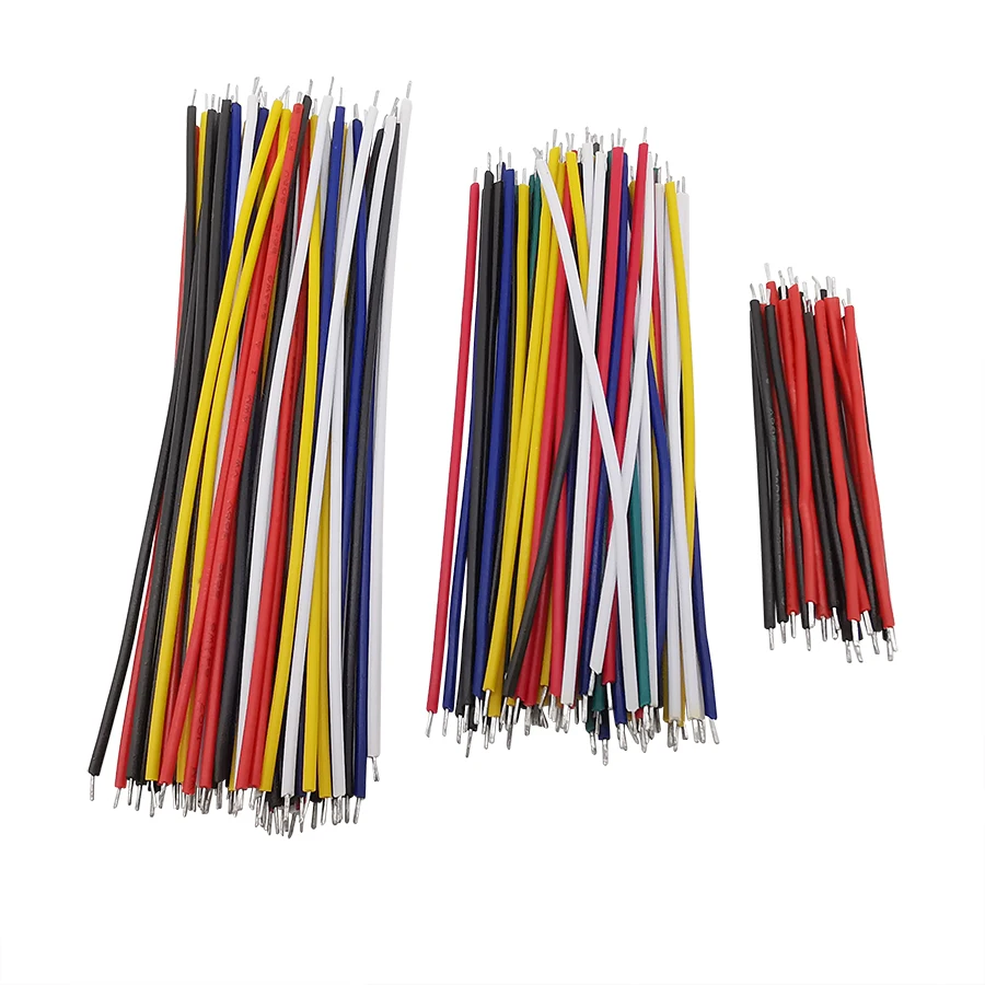 130 шт./лот 24AWG макетная плата джампер набор кабелей 5 см 8 10 двойные концы Луженый