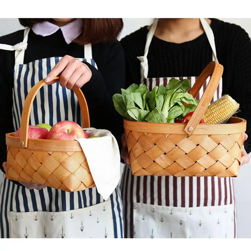 Ручной работы из ротанга для хранения Контейнер корзина мелочей Органайзер