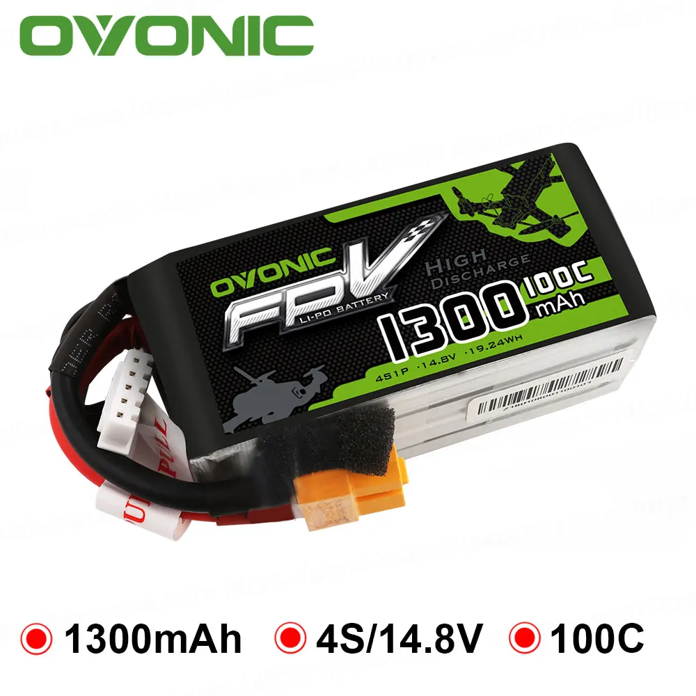 GENS ACE OVONIC 1300 мАч 1550 11 1 В 14 8 в Lipo 3S 4S аккумулятор 50C 80C 100C с разъемом XT60 для