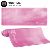 onikuma gaming mouse pad large keyboard cover desk mat 80x30cm pink pc game desk pads