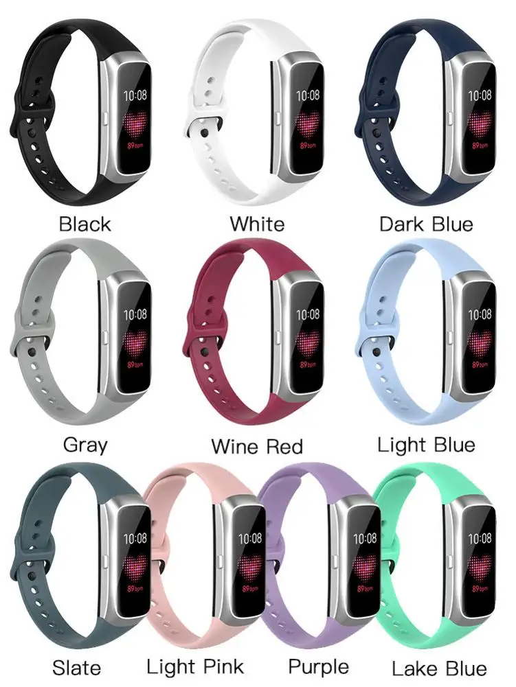 Для samsung Galaxy Fit ремешок силиконовый спортивный ремешок для SM-R370 Смарт-часы ремешок на запястье ремешок аксессуары