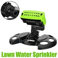 1pcs plastic aluminum tube lawn sprinkler water sprinkler garden watering impulse sprinkler with 16 holes garden sprinklers