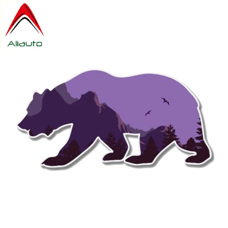 Наклейка на автомобиль в форме медведя 12 см * 6 см|Наклейки автомобиль| |