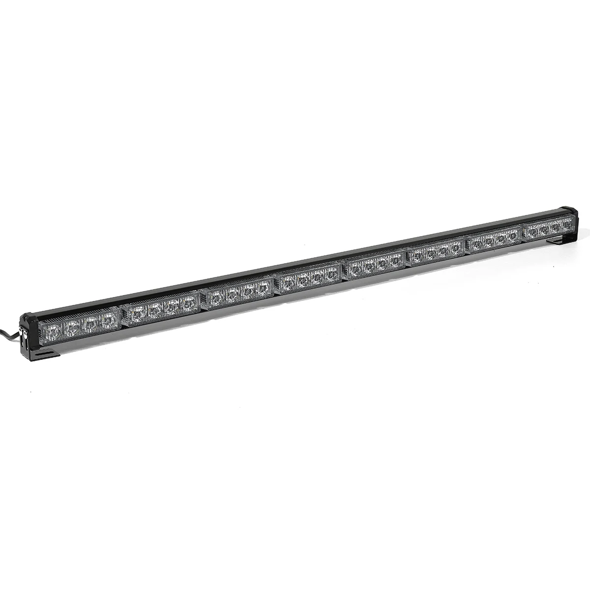 

35" Inch Car Truck 32LED Amber Traffic Advisor Strobe Emergency Flashing Light Bar Universal Vehicle Warning Lightbar 13 Modes