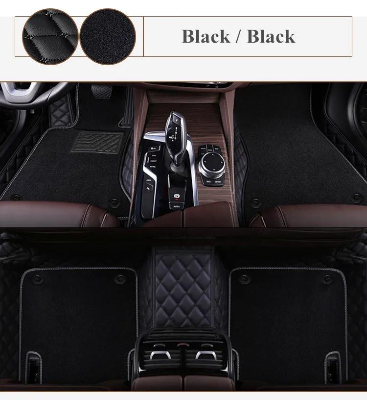 

Top quality! Custom special car floor mats for Mercedes Benz ML 300 350 400 500 W166 2016-2012 waterproof double layers carpets