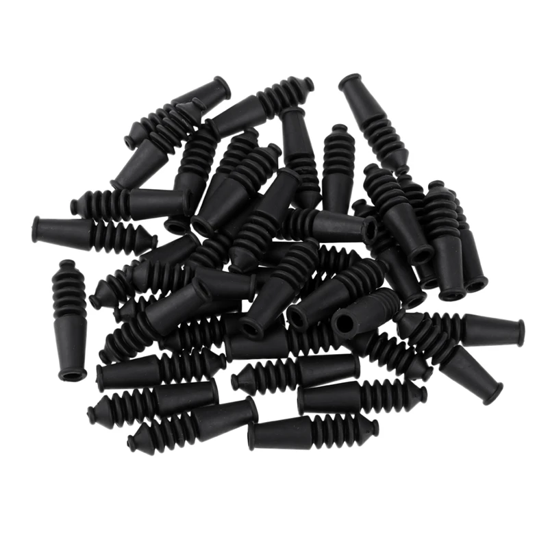 

40 Pcs Bicycle V Brake Rubber Housing End Caps Bike Ferrules Ferrule Brake Cable Bicycle Cable Housing Bike Accessories
