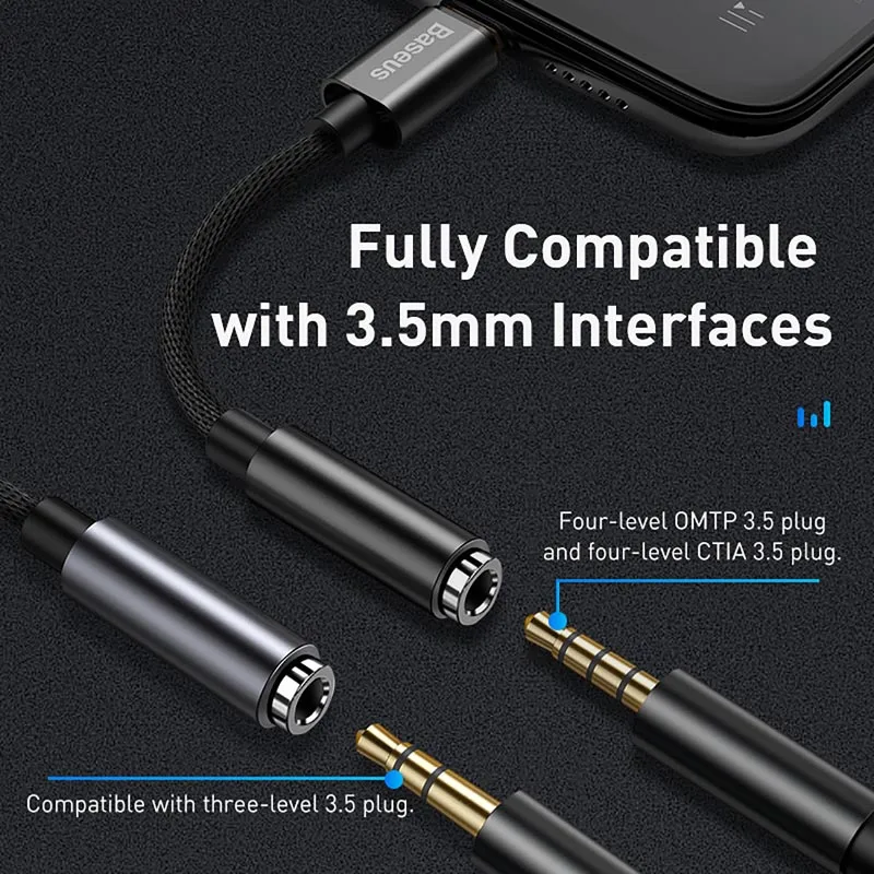 original for apple lightning to 3 5mm headphone jack adapter for iphone 12 11 xs xr 8 7 6s plus audio converter aux cable 8 pin free global shipping