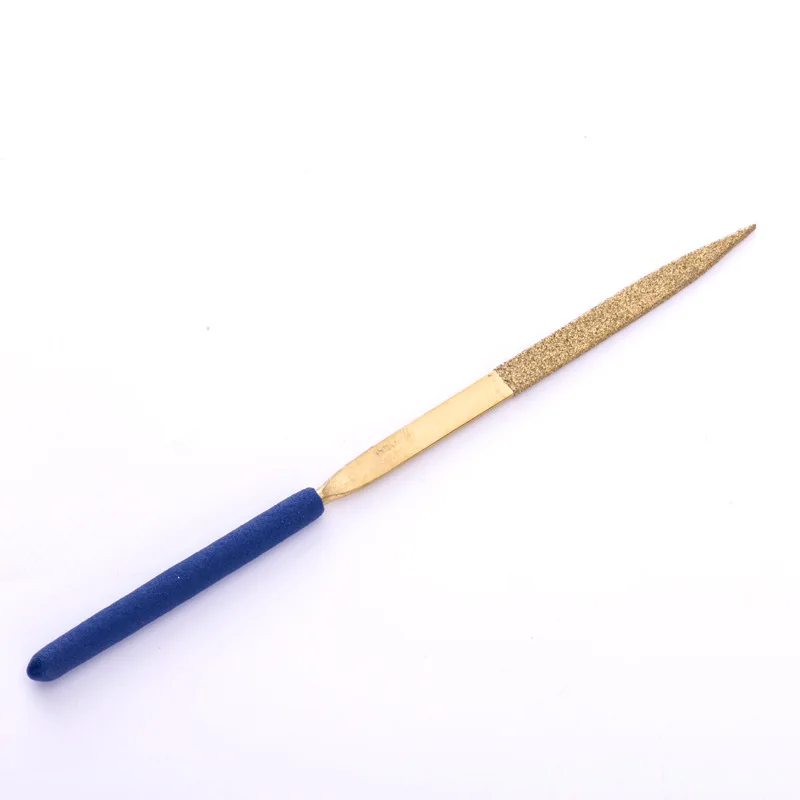 

10Pcs Mini Files Titanium Diamond Coating Needle Flat File Set Metal Tools