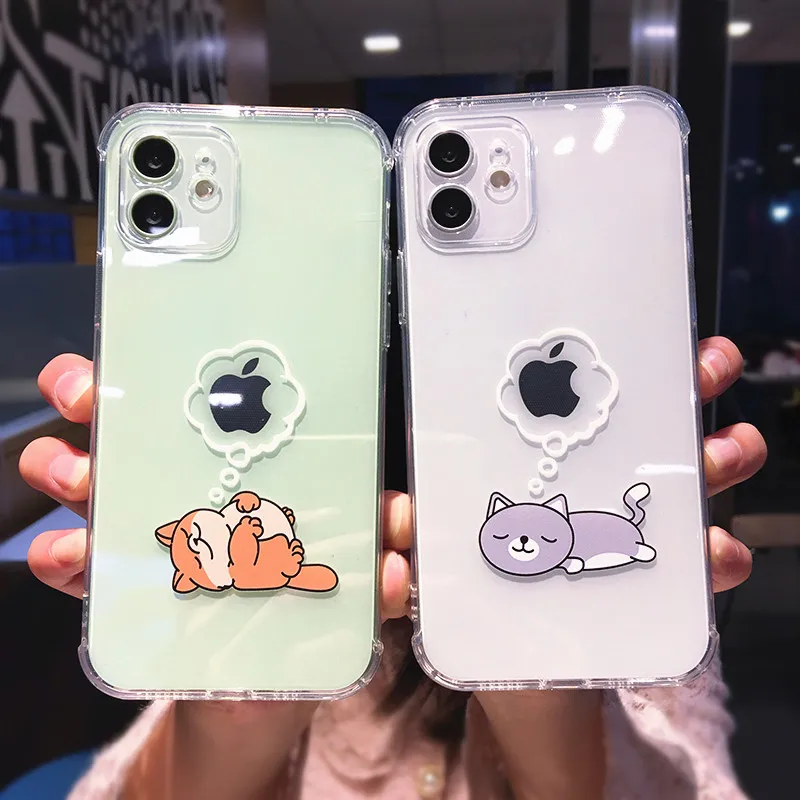 Чехол для iPhone 11 Pro Max 12 13 Mini X XS XR 7 8 Plus | Мобильные телефоны и аксессуары