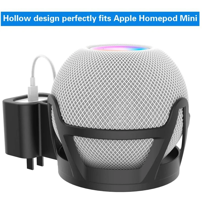 

Premium Wall Mount Holder for Apple Homepod Mini Stand,Perfectly Hide the Power Cord,Speaker Stand Accessories