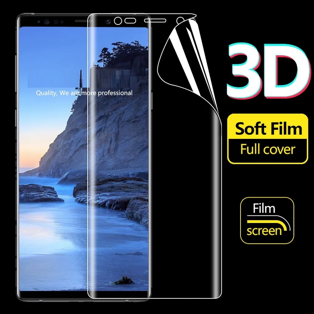 

3D Curved Edge Full Cover Hydrogel Film For Sony Xperia XZ3 XZ2 XZ1 Compact Premium XA1 XA2 Plus Ultra Screen Protector Film