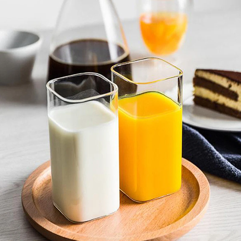 

Heat Resistant High Borosilicate Water Cup Breakfast Juice Milk Cup Coffee Cup
