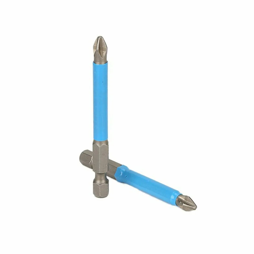 

15Pcs PH2 Screwdriver Power Bits S2 Alloy Steel Screwdriver 1/4" 50/90/150mm Anti-slip Hex Magnetic Screwdriver Hand Tool Parts