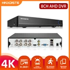 8CH 4K Super HD CCTV DVR H.265 цифровой видеорегистратор для 2MP3MP4MP5MP8MP AHD камеры XMEYE гибридная DVR система